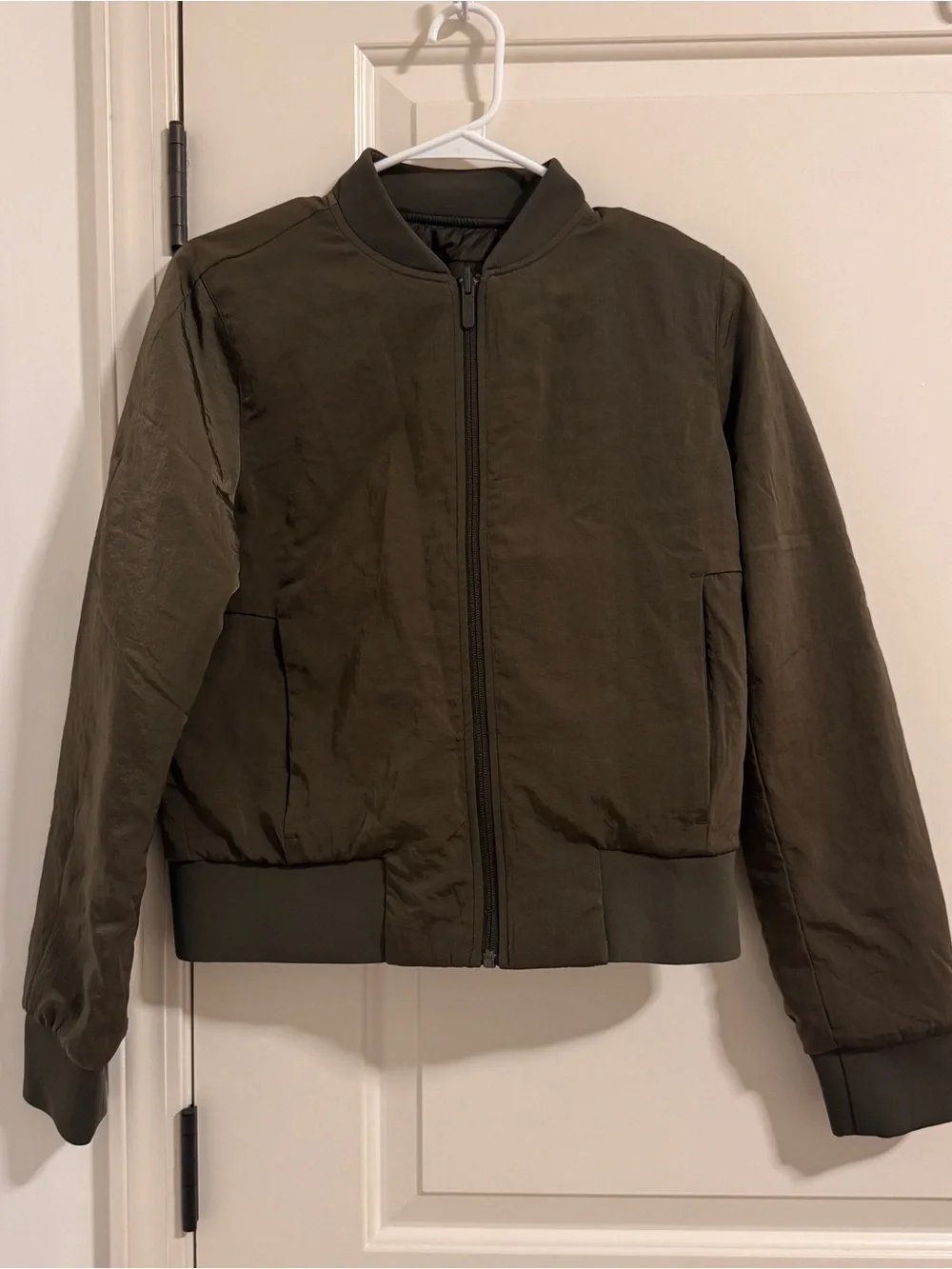 lululemon athletica Dark Olive Bomber Jacket